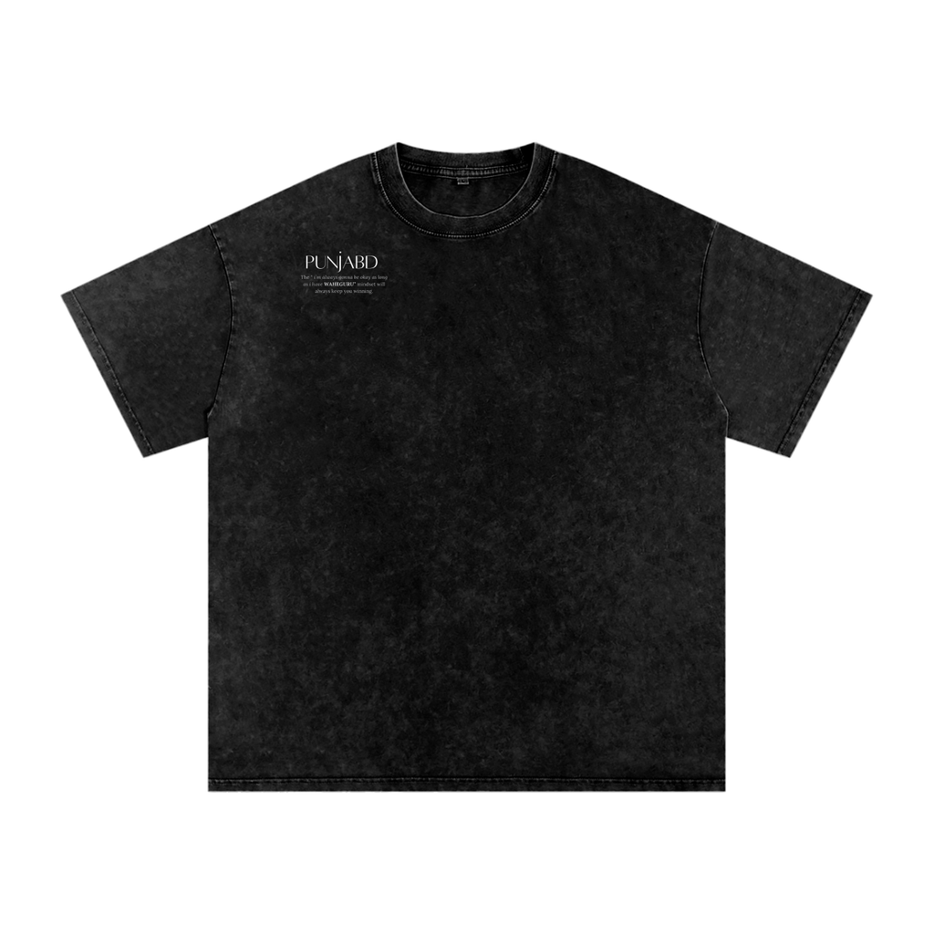 Snow Washed PUNJABD + Quote Tee (SIZE UP)