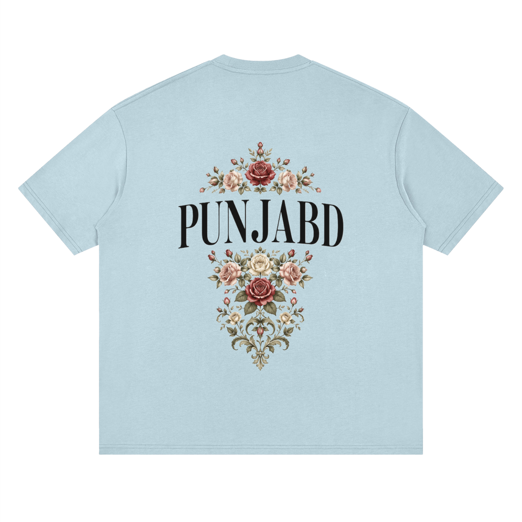 PUNJABD Streetwear Loose Drop Shoulder T-Shirt
