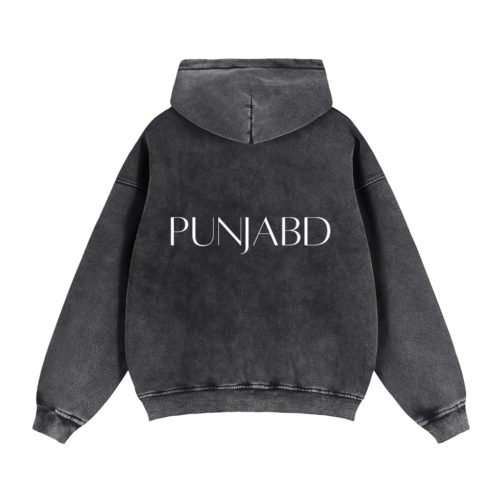 Khanda Zip Fleece Hoodie (SIZE UP)