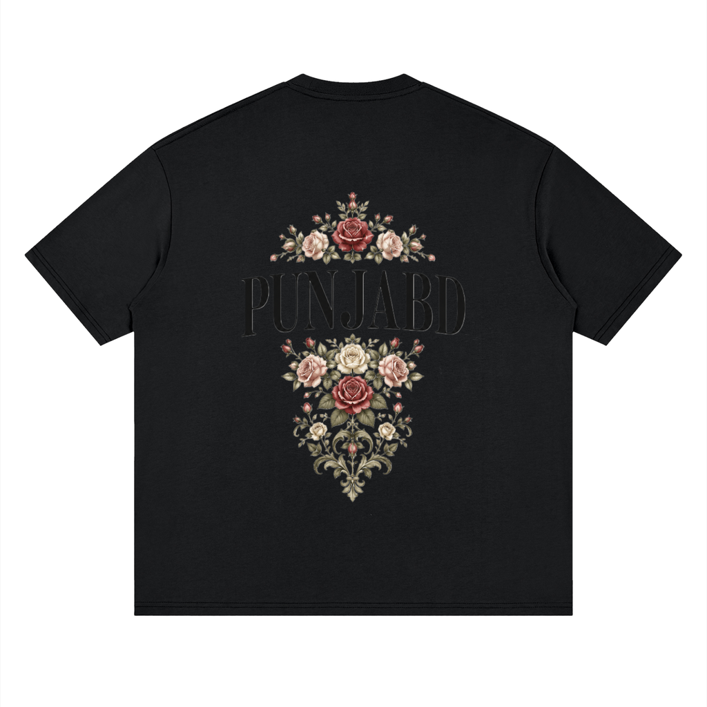 PUNJABD Streetwear Loose Drop Shoulder T-Shirt