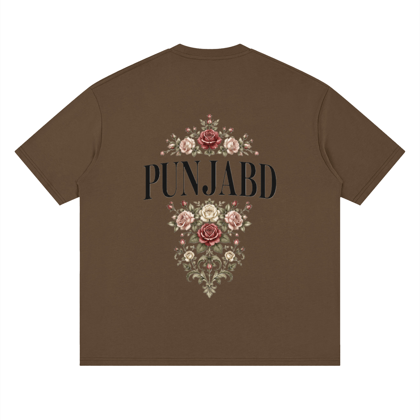PUNJABD Streetwear Loose Drop Shoulder T-Shirt
